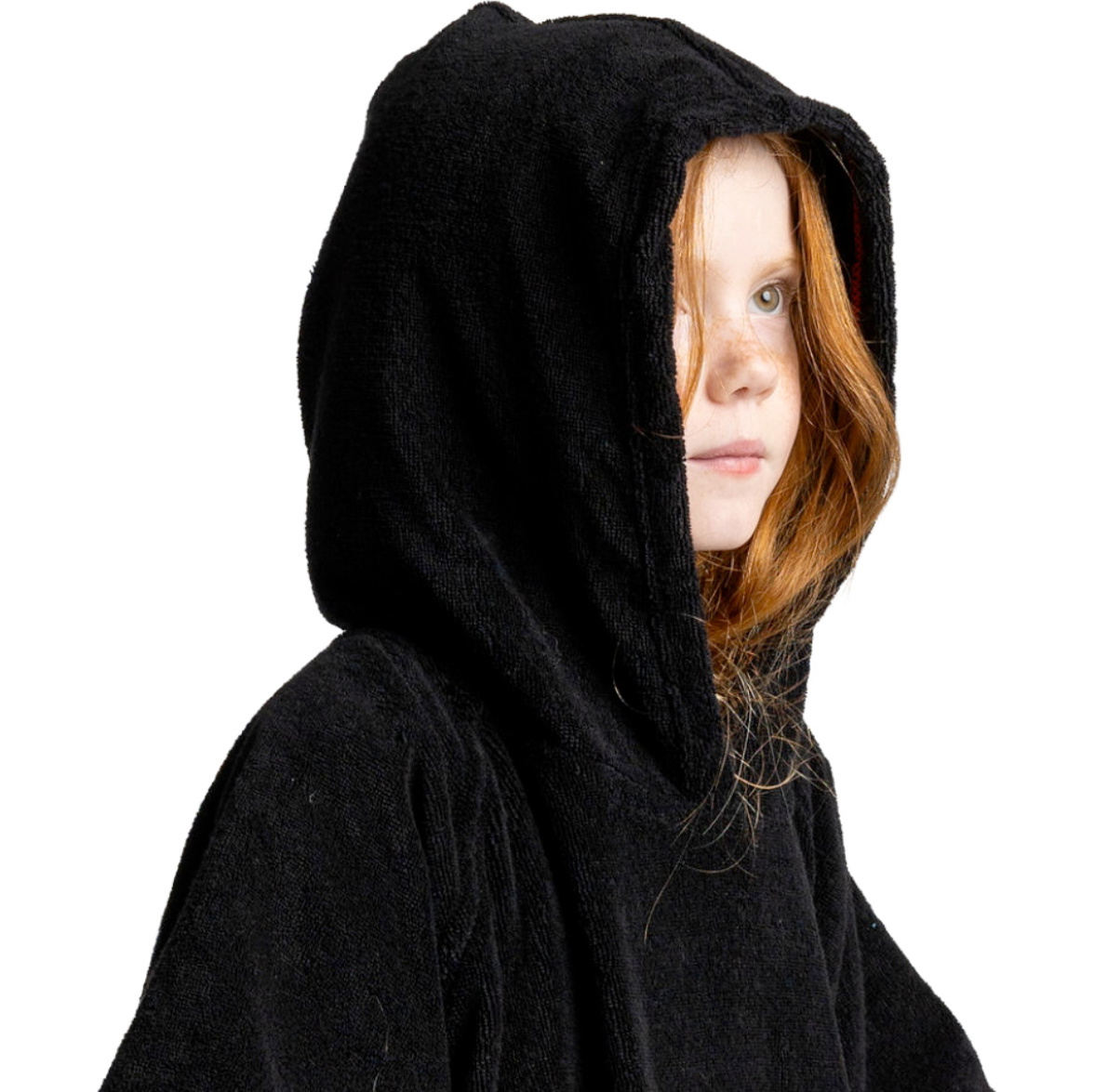 2026 Red Paddle Co Junior Frottee- Poncho -Umkleidemantel 002-009-006-0382- Stealth Black